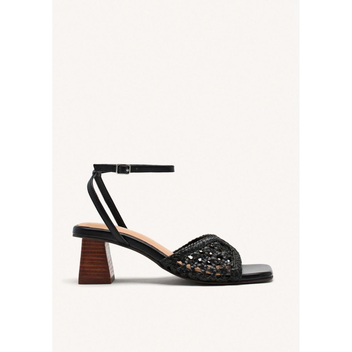 Sandalias Mujer Trenzada Tacón Burnside 74098