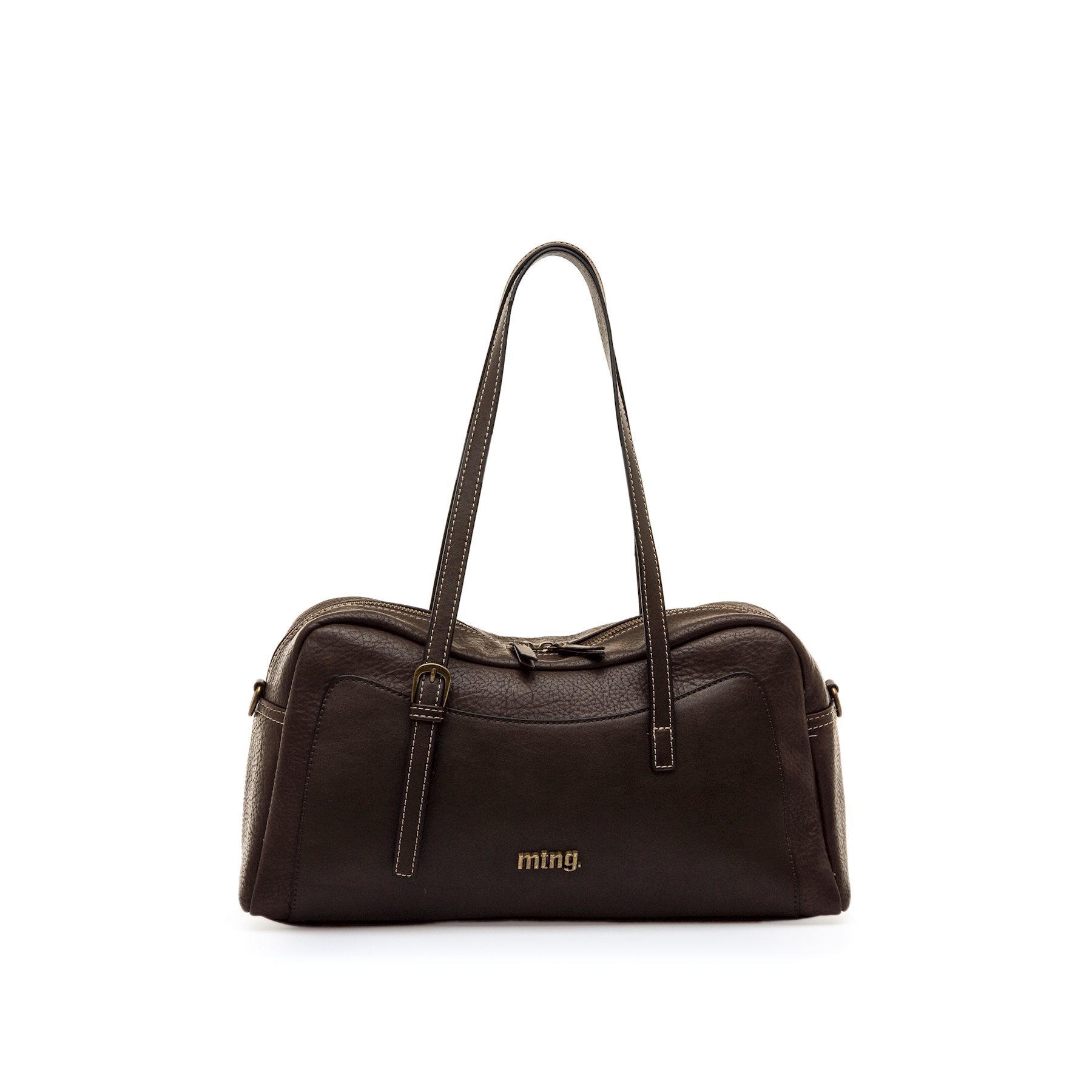 Mustang-MTNG bolsos mujer edesa marron con cierre cremallera