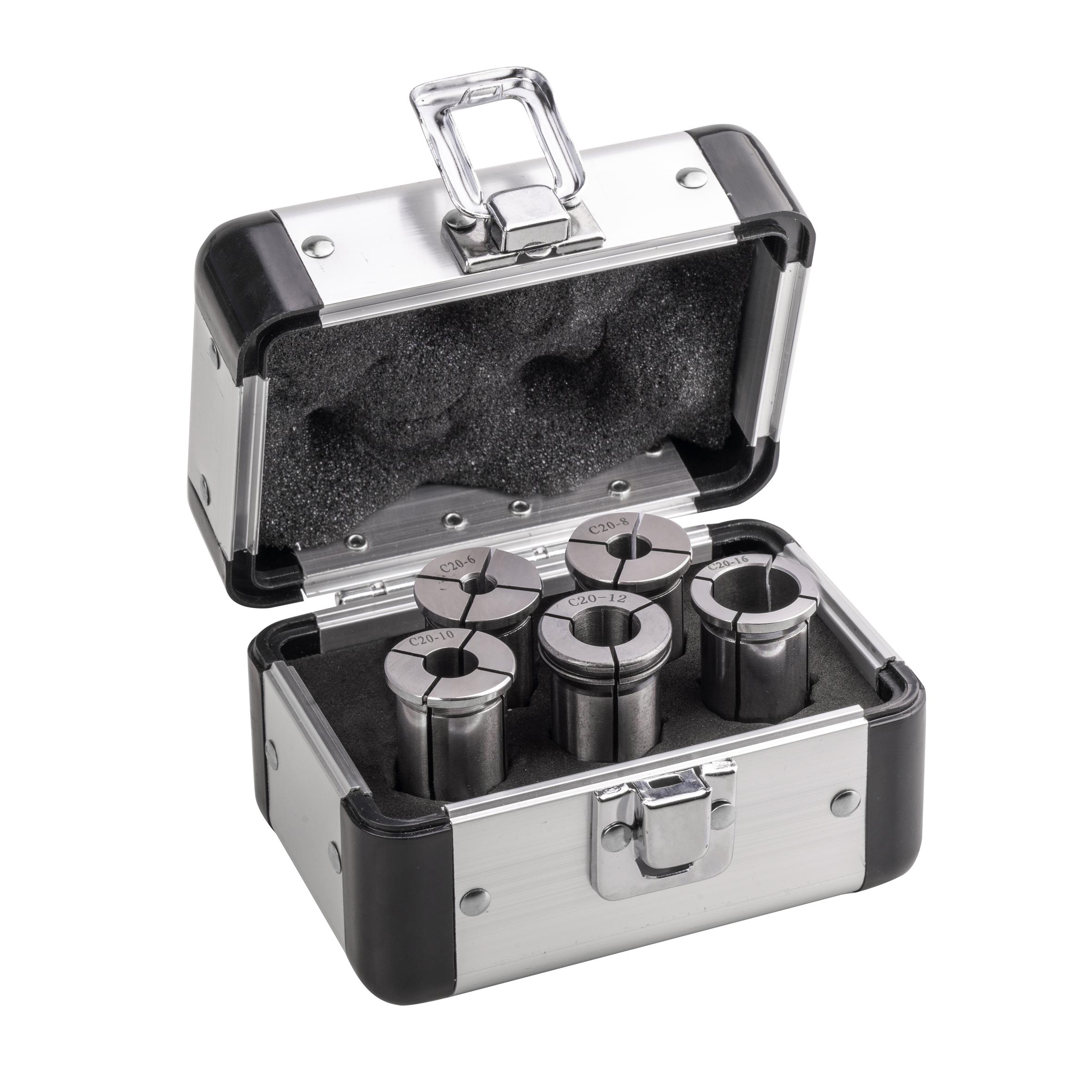 Pinza Precisión IZAR Gran Apriete C 10 Micras - 8395 - Set C20 - 5 Pcs. (6 - 8 - 10 - 12 - 16)