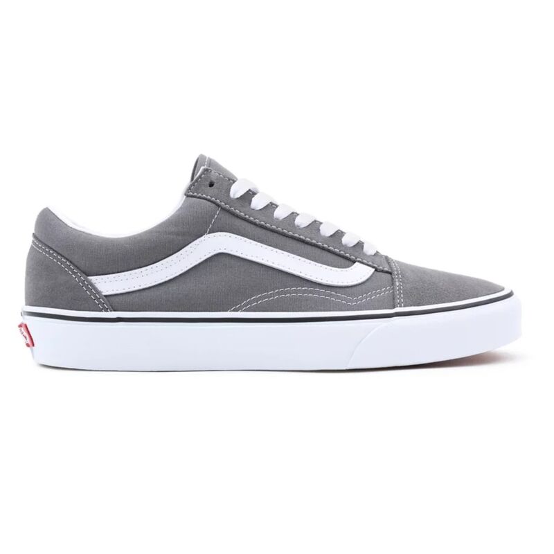 Zapatillas Vans Grises Old Skool Pewter-Truwhite