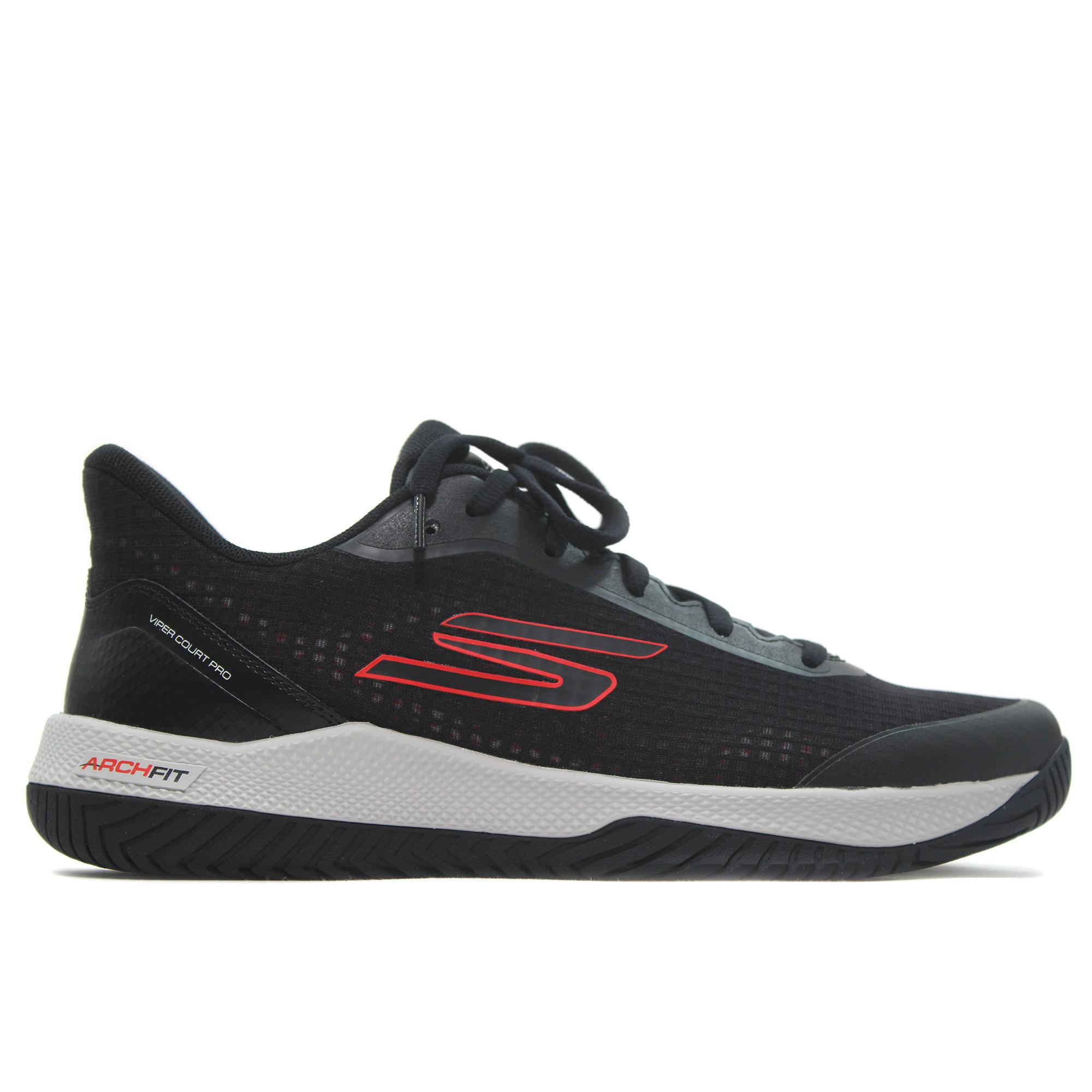 Skechers 246069 Zapatilla deportiva de padel, con cordones, suela de goma GoodYear, para caballero