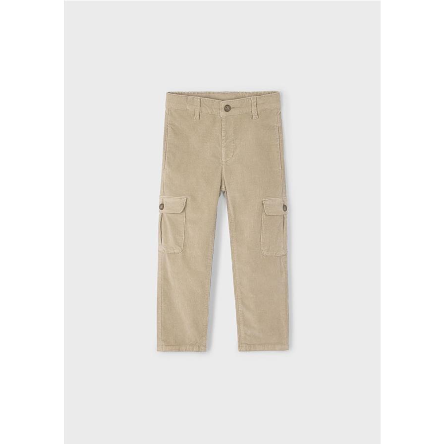 Mayoral - Pantalón cargo de pana para niño, estilo urbano y funcional con múltiples bolsillos, ideal para uso diario en primavera y verano
