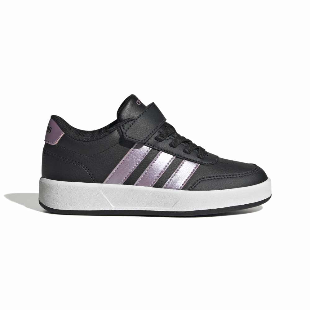 Zapatillas para niña ADIDAS BREAKNET 3.0 negra y lila KJ9526