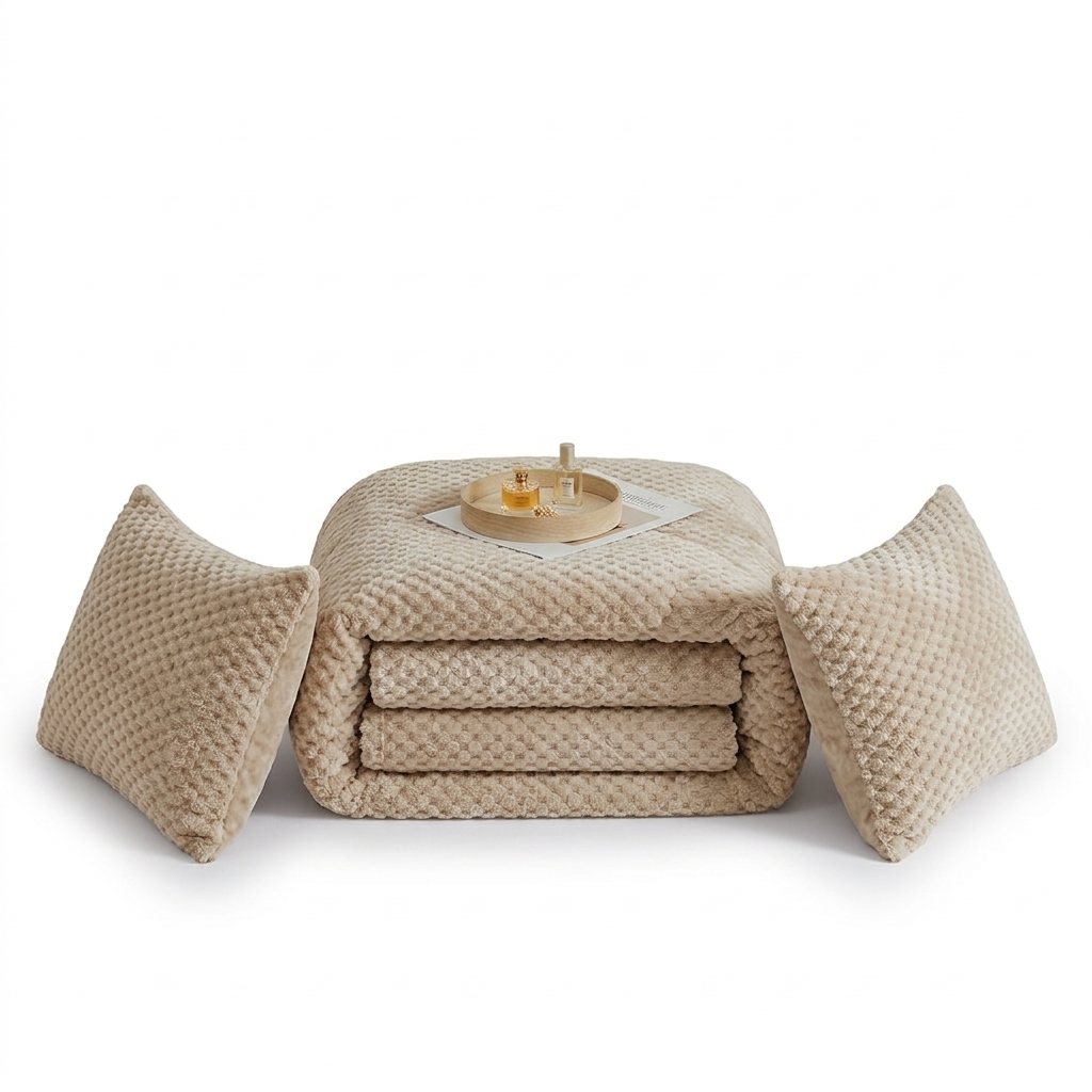 C.A | Edredón de Invierno | Borrego Extra Suave | Cálido y Grueso | Incluye Funda de Almohada | Confort Total
