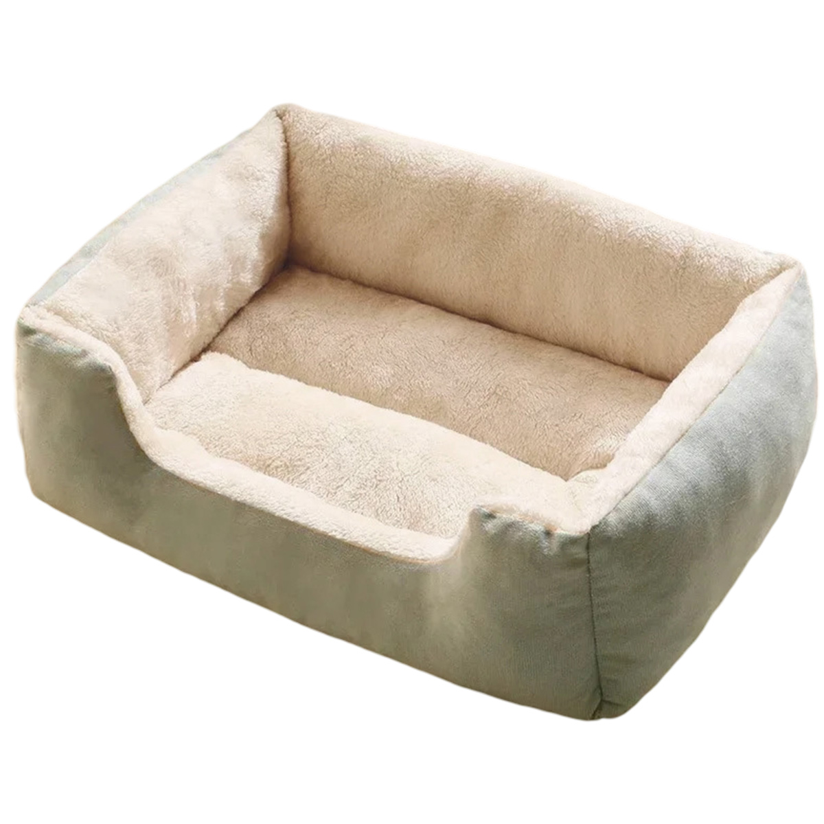 OmHome Cama para perros, cama para perros lavable y esponjosa, cama para perros suave, cómoda y transpirable, cama para perros antideslizante antiansiedad.