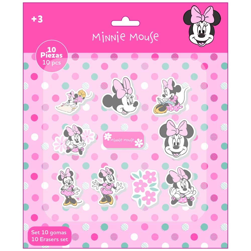SAFTA | Papelería Disney Minnie Mouse Minty, Sets de Actividades, Escritura, Pegatinas, Rotuladores, Gomas, Clips, Notas Adhesivas y Diario con Candado, Material Escolar con Licencia Oficial