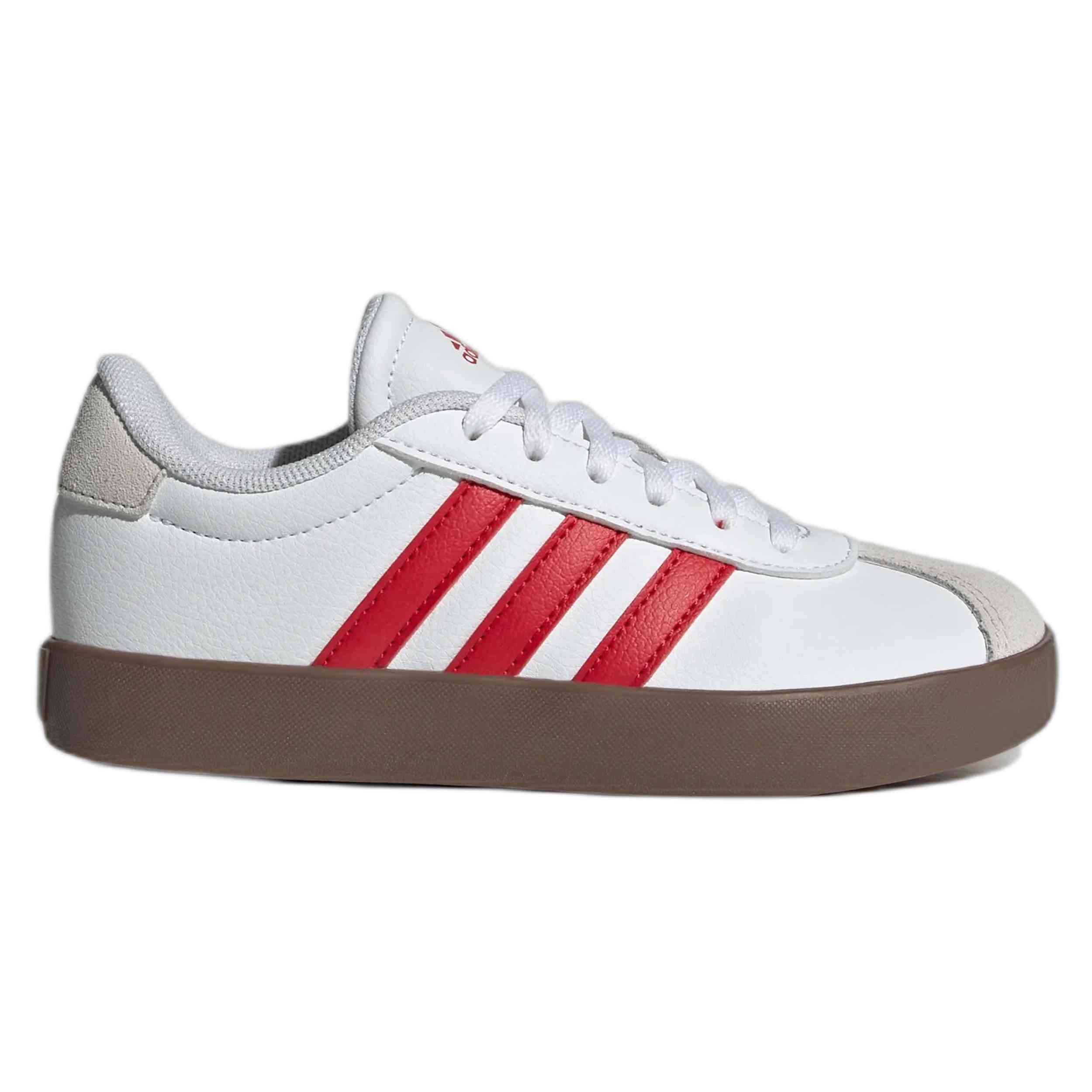 Zapatillas Adidas modelo Ih3484 Vl Court 3.0 K en color Blanco