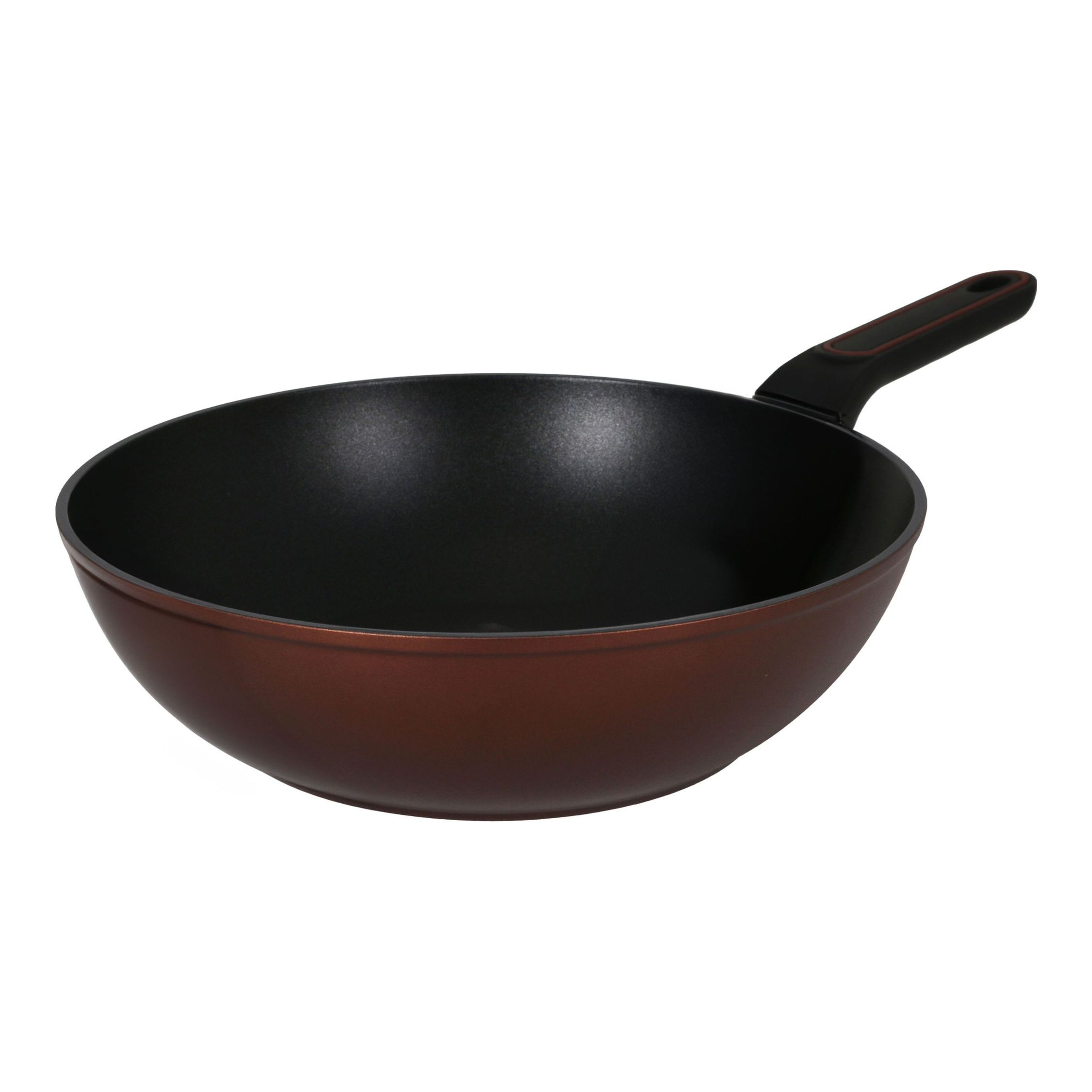 Quttin - Sartén Wok 28cm Aluminio Forjado Full Inducción Colección Sahara - Apta para Todas las Cocinas