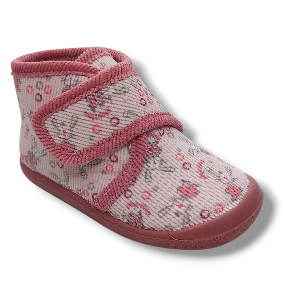 Vulpeques Botas Descanso Niña 312-AI ROSA calzado niños Respetuoso Vulpeques Winter ROYALE CORDONETS