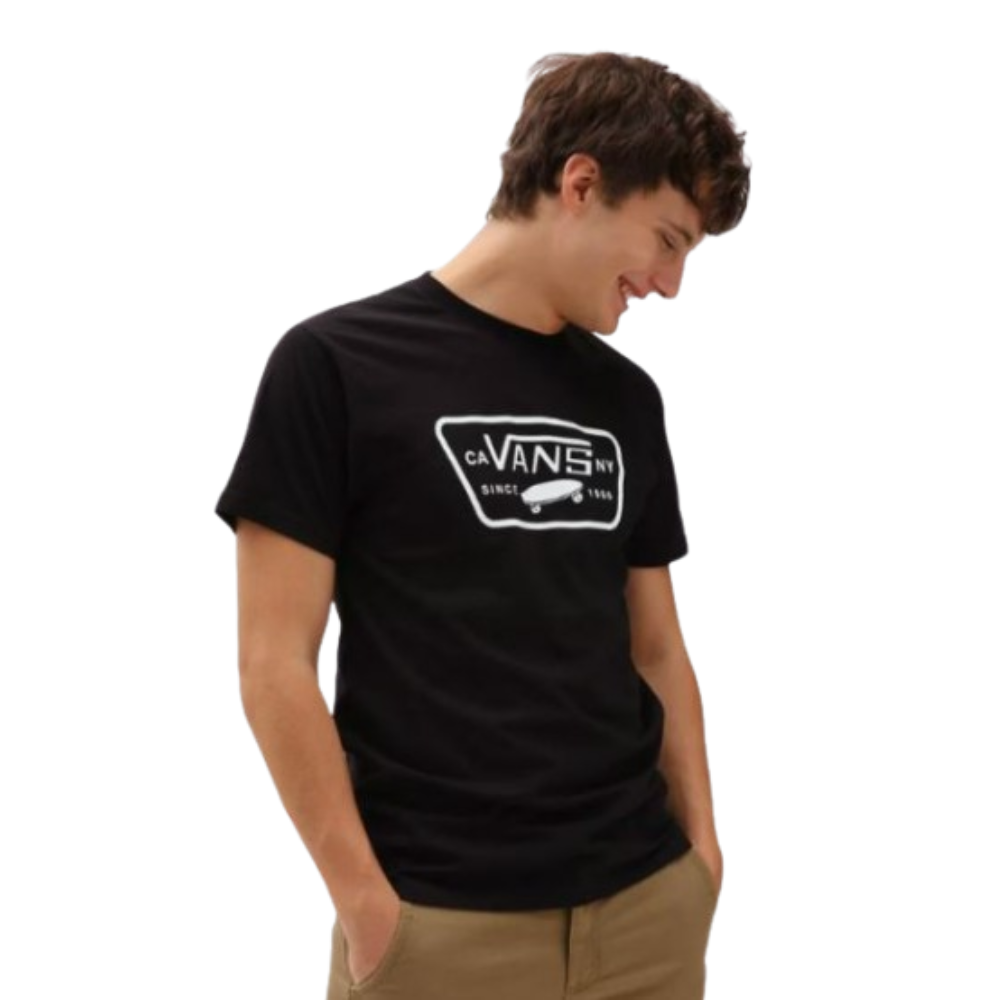 VANS FULL PATH VN000QN8Y28. Black Camiseta Casual para hombre.