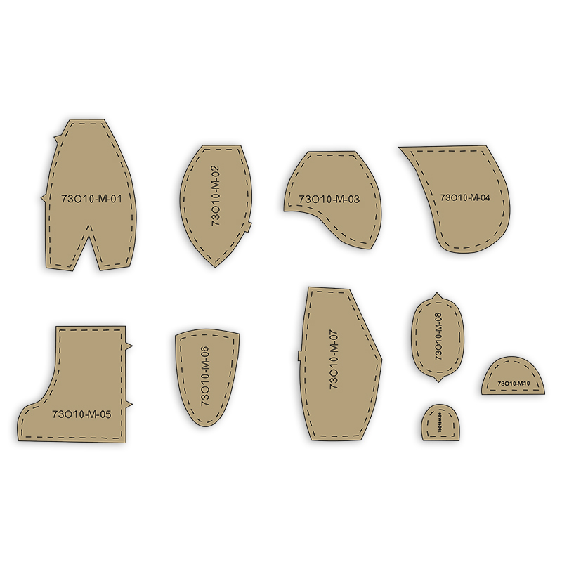 TK YOMDID Kit De Manualidades 10pcs Plantillas De Oso De Memoria Para Costura Y Decoración Herramienta Creativa Para DIY