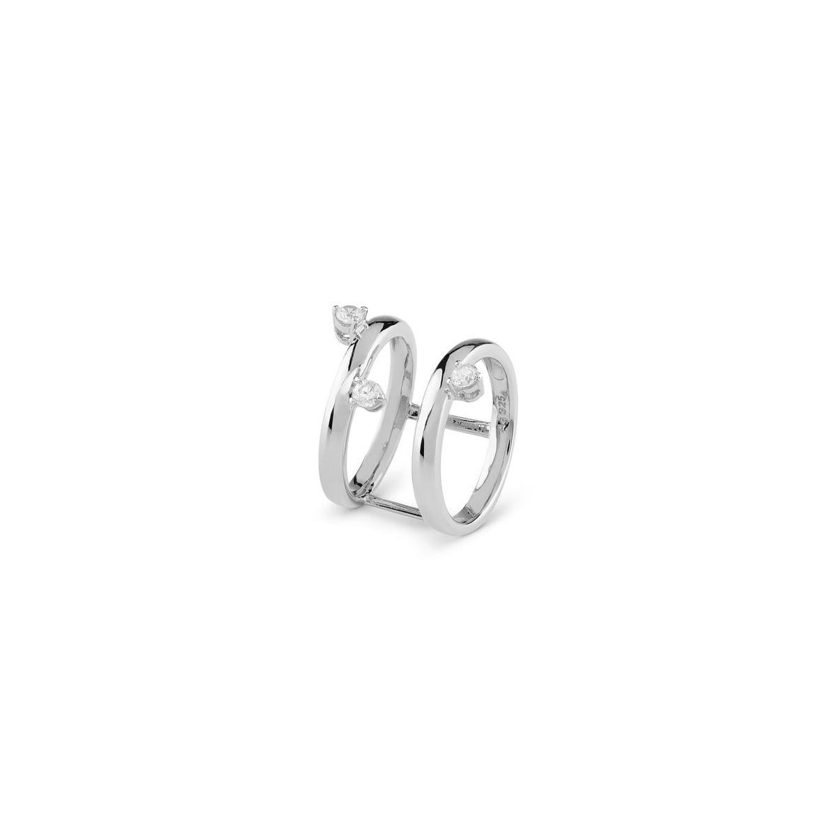 Guess Jewelry Silver Anillo Mujer Ring Nuances De Plata Plateado Talla Europea 52 Talla España 12,00 Jsbr04531jwrh52