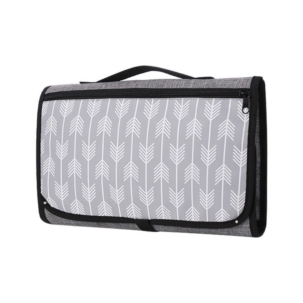 TK Portable Baby Diaper Pad Waterproof Foldable Diaper Changing Table Lightweight Built-in Pillow Diaper Changing Pad Infant Gift