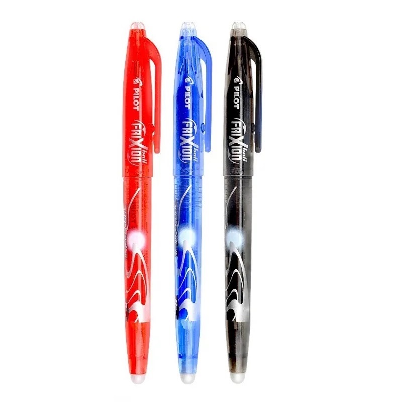 Pilot-bolígrafo original de Gel borrable varillas de recarga borrables tinta azul, negra y roja fespu shop