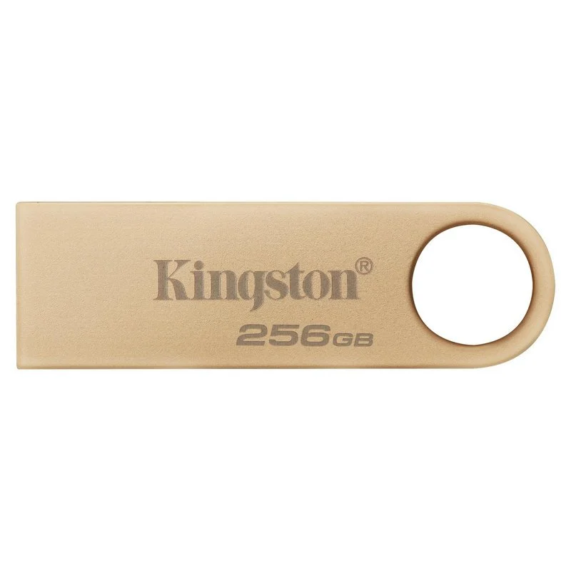 Kingston datatraveler se9 g3 memoria usb-a 3.2 gen 1 256gb - 220 mb/s en lectura - diseño metalico - color oro (pendrive)