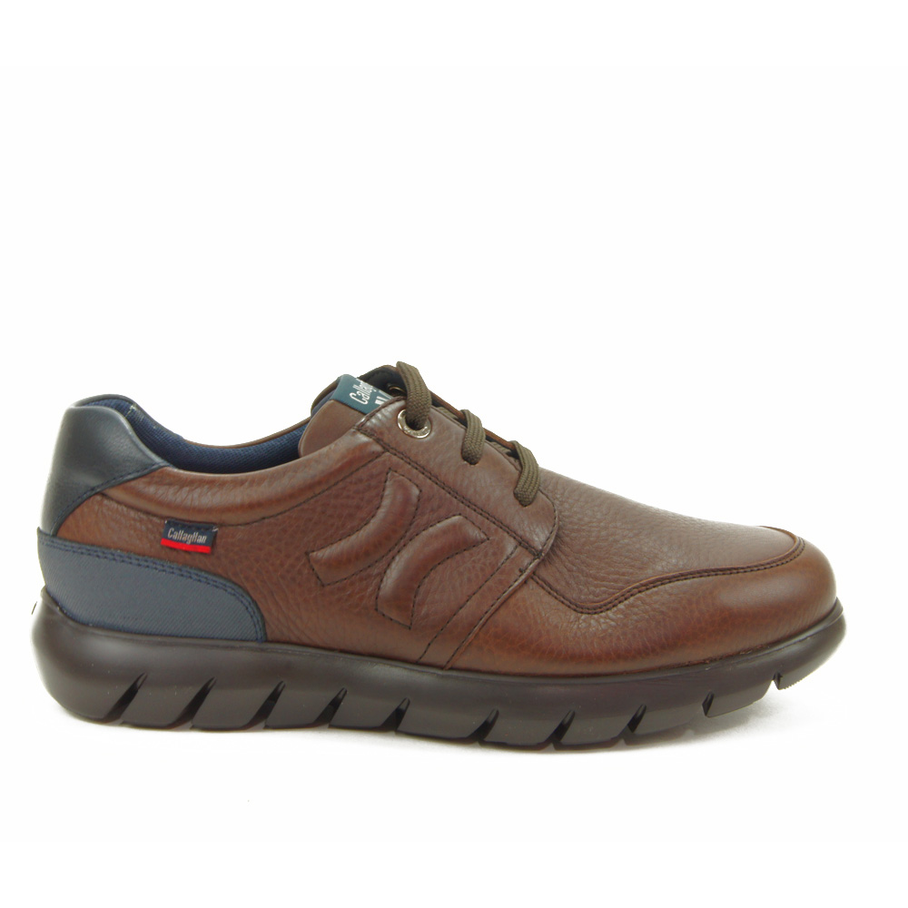 Callaghan mod. 19402 zapato casual para hombre en piel natural, cordones