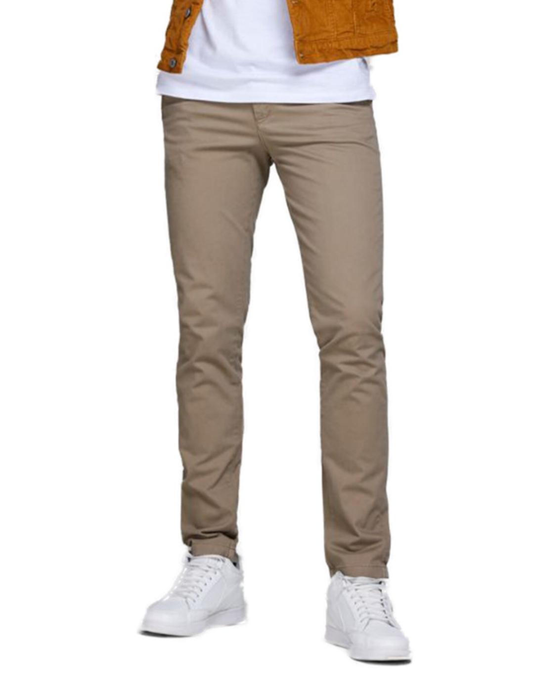 Pantalón Chino Hombre Corte Slim con 4 Bolsillos