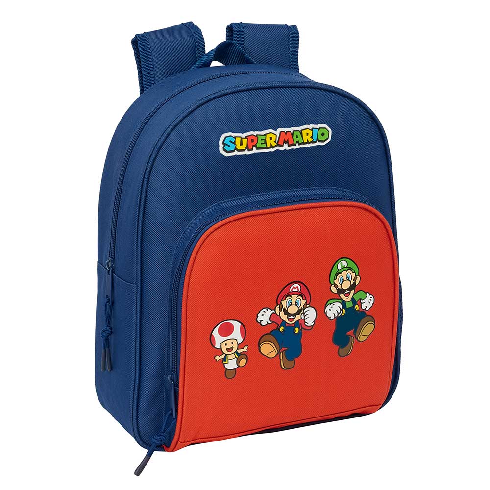 SAFTA | Mochilas Escolares Super Mario Bros Mamma Mia, Adaptables a Carro, Mochilas Infantiles y Juveniles con Licencia Oficial