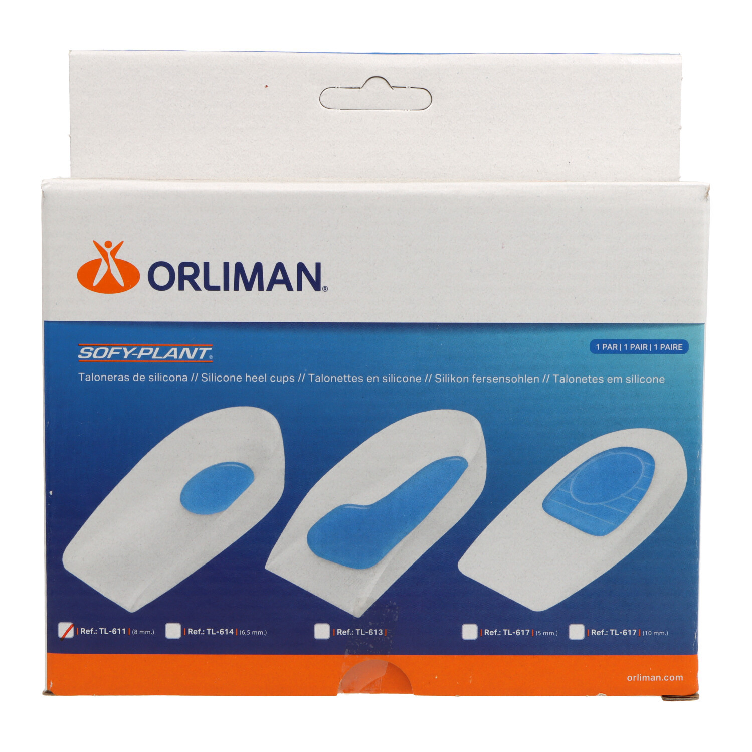 Orliman Talonera Espolon Central Tl611 Talla 3 4
