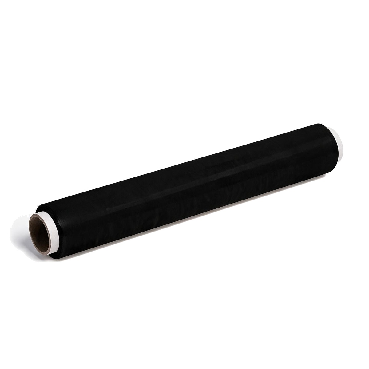 Film Estirable Negro para Embalaje Manual | Rollo de Plástico Stretch Opaco CRISCOLOR para Agrupar Cajas, Proteger Objetos y Envolver Palets | Bobina para Almacén, Transporte, Mudanzas y Organización | Color Negro | 1 Unidad