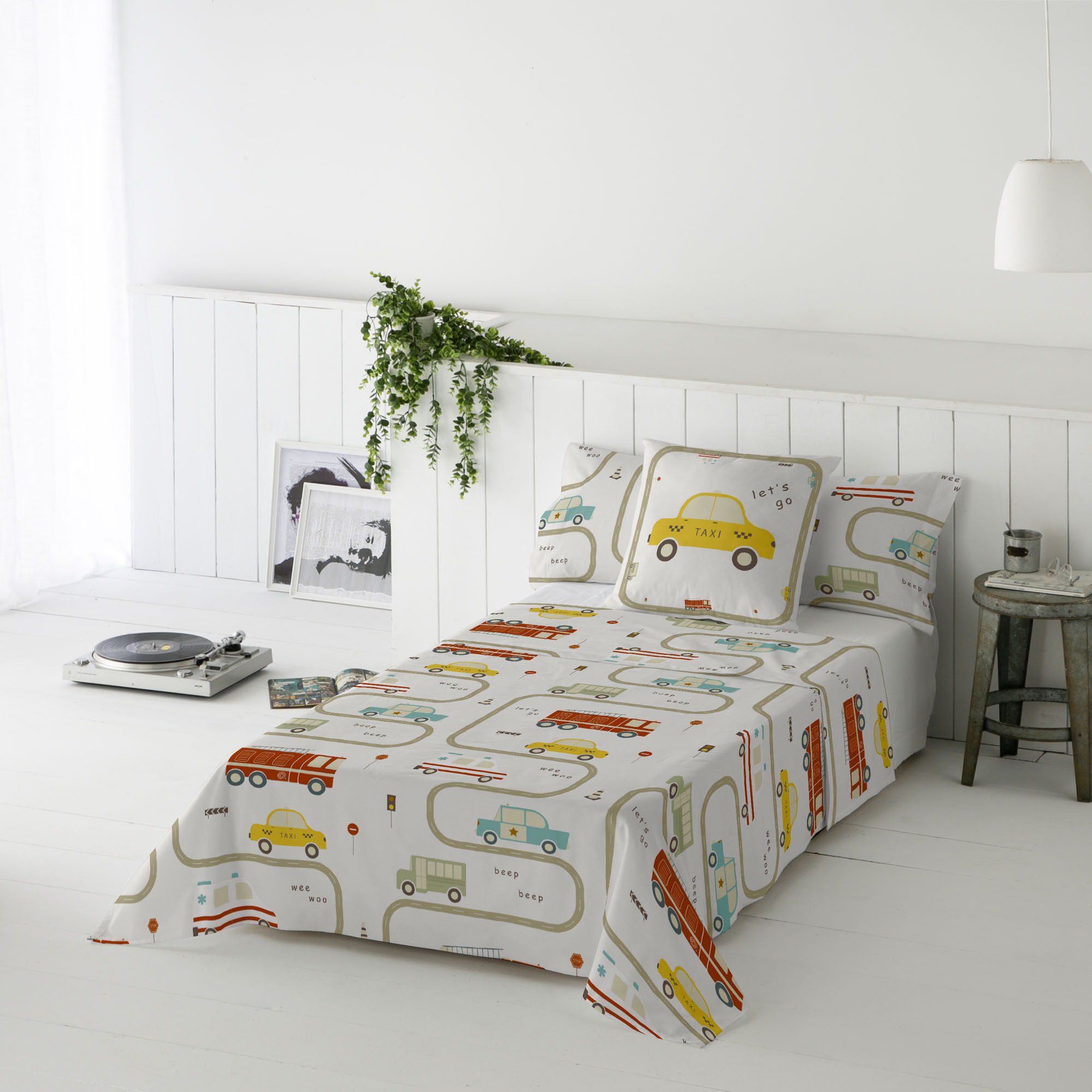 COOL KIDS - Juego de Sábanas Infantil Estampado - 100% Algodón Extrasuave - 5 Modelos Disponibles - Cama 90/105 cm - Fabricado en España