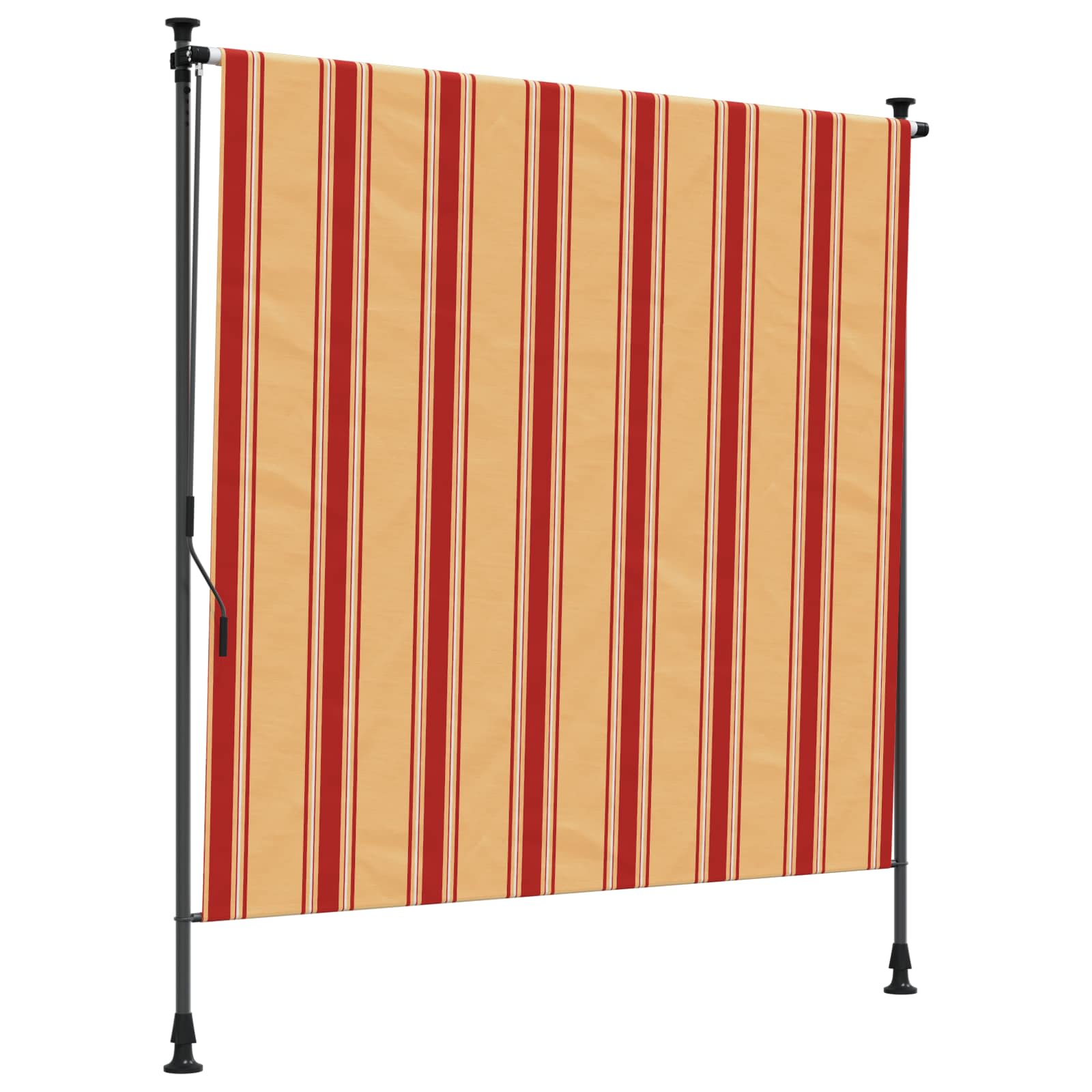 vidaXL Persiana enrollable exterior tela acero 200x270 cm Multicolor