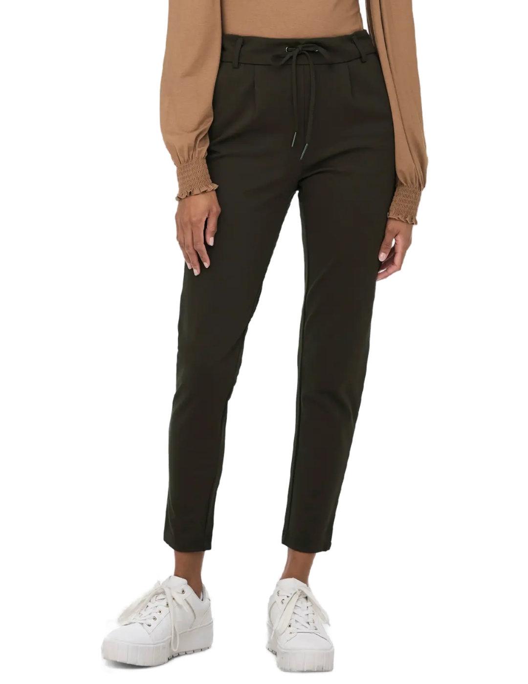 Pantalón Only Poptrash marrón chocolate para mujer