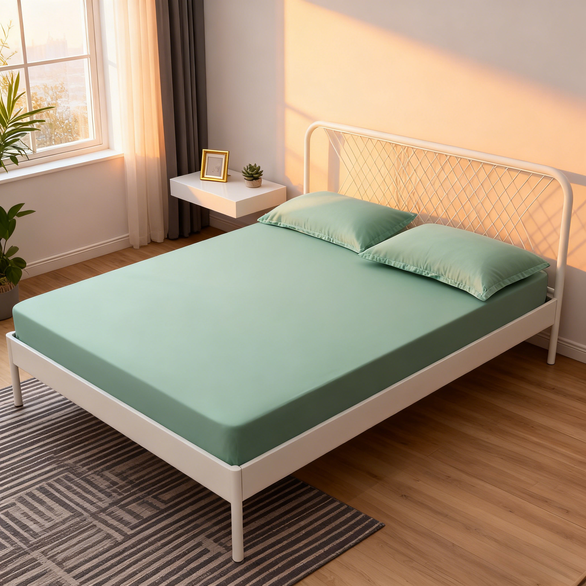 Ropa de cama, sábanas modernas, 100% poliéster, hipoalergénicas, adecuadas para camas de hasta 90/135/105/150/180 cm