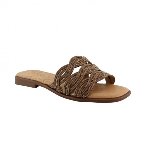 Sandalias Mustang 53299 Raffia Moka Mustang DMUS25E74