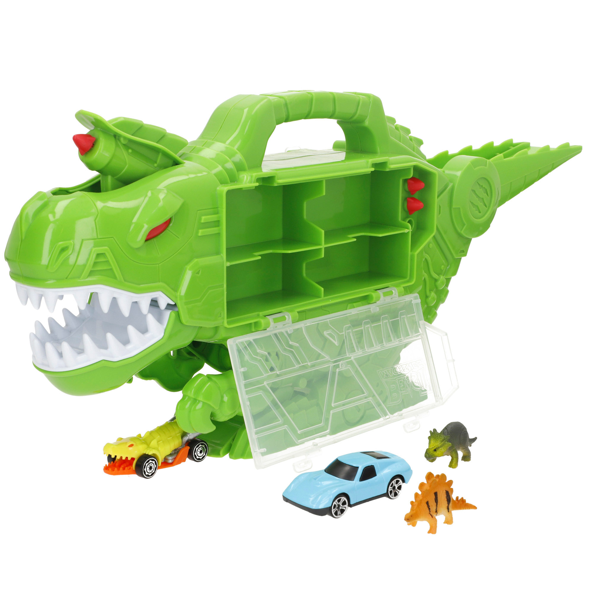 Maletín portacoches Dino Destroyer, Roboshark Teamsterz, vehículos dinos, tiburones 3 flechas, lanzador de flechas, huecos, juegos de coches, coches de carreras, juguetes para niños, entretenimiento, recomendado +3 años
