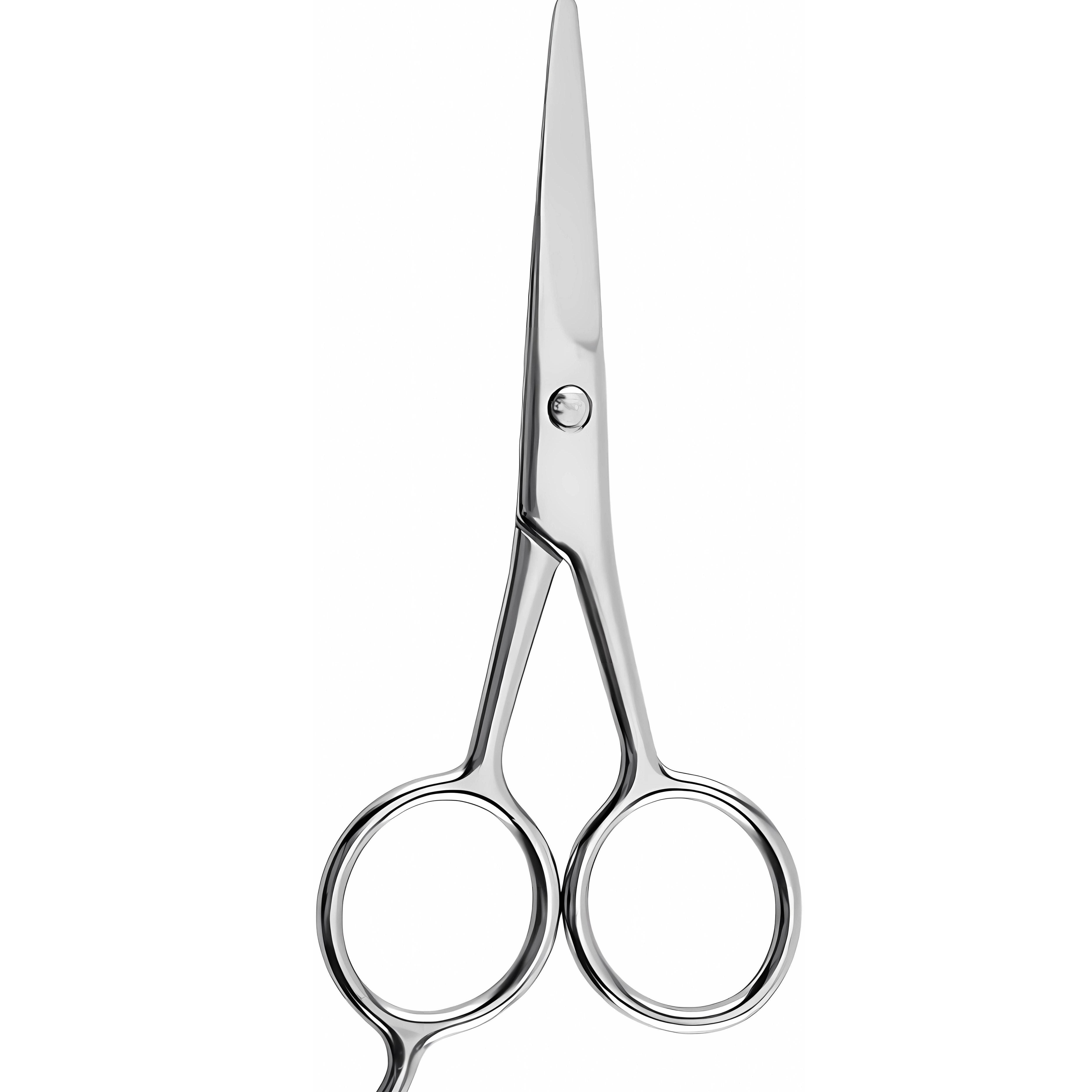 EUROXANTY-Tijeras de barba de acero forjadas a mano 15cm , perfectas para recortar barbas, bigote, flequillo y cabello