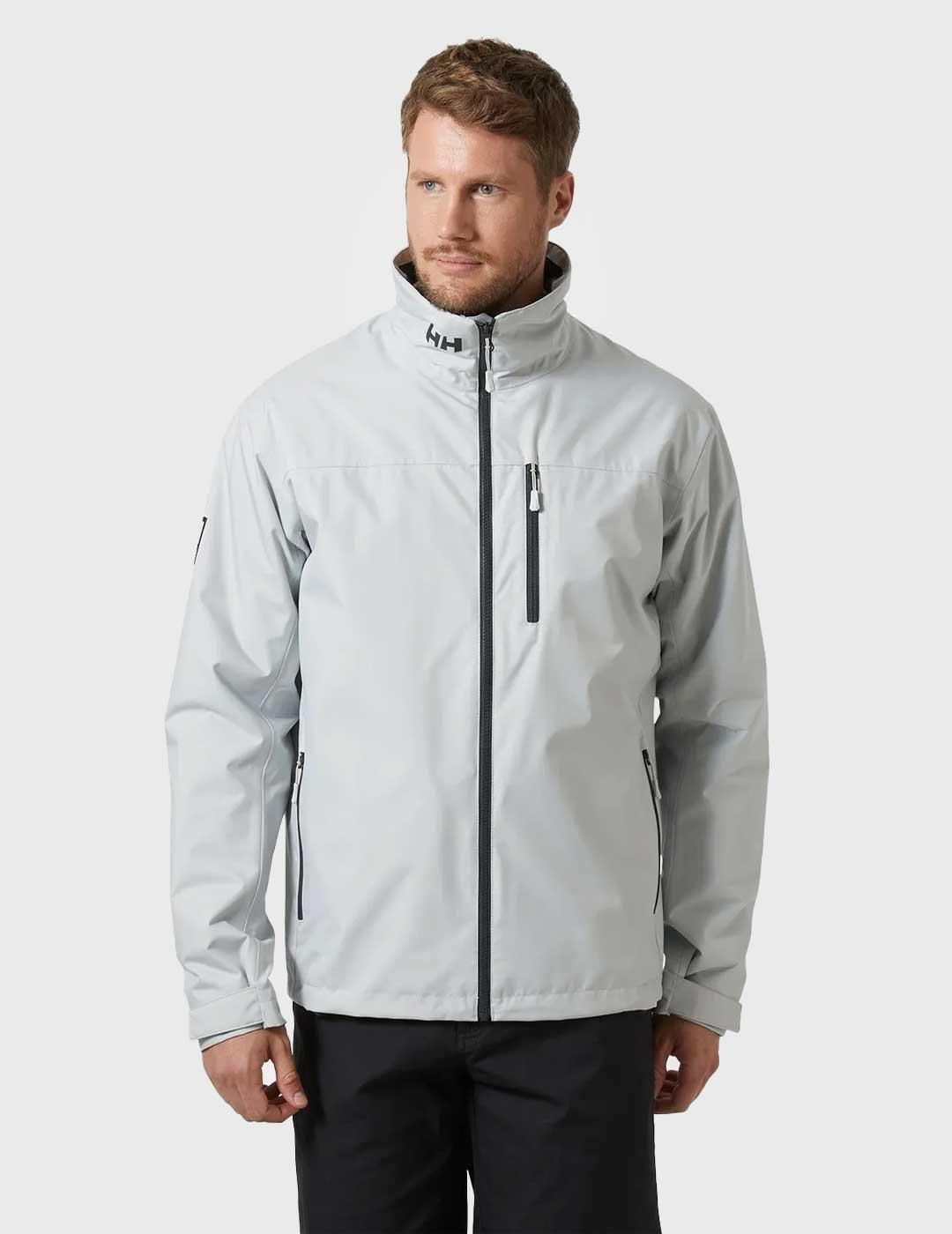 Helly Hansen Crew Midlayer 2 chaqueta gris para hombre