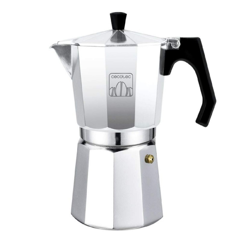 CECOTEC 01673 - Cafetera Italiana De Aluminio Cumbia Mokclassic 1200 Shiny