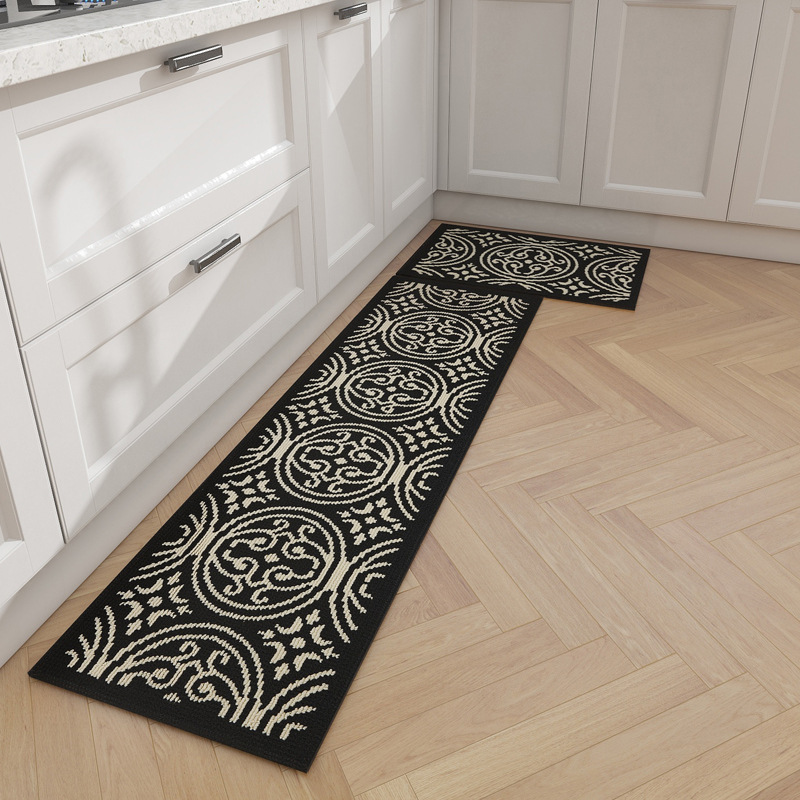 TK Alfombra De Cocina Absorbente Y Resistente a La Grasa Alfombra De Máquina Lavable Larga Alfombra Anti-resbaladiza Para Puerta