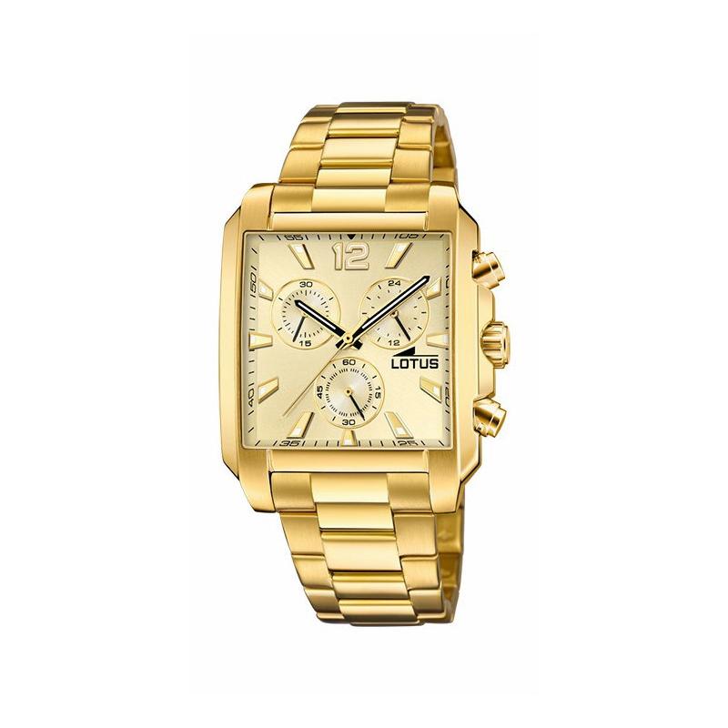 RELOJ LOTUS AZUL CORREA DE ACERO INOXIDABLE 316L, HOMBRE - 18853/5