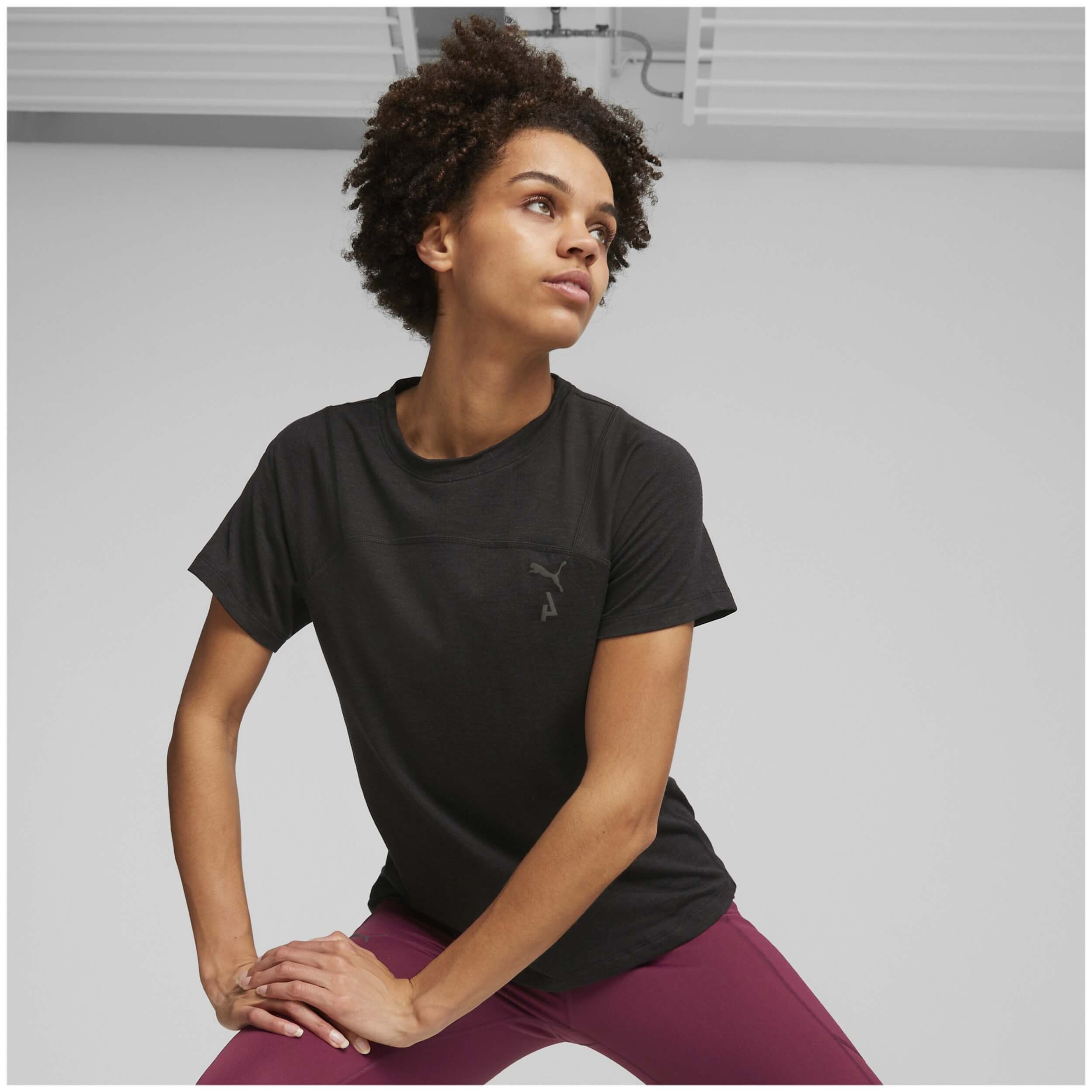 Camisetas De Manga Corta Puma modelo 524130_01 para Mujer en color Negro