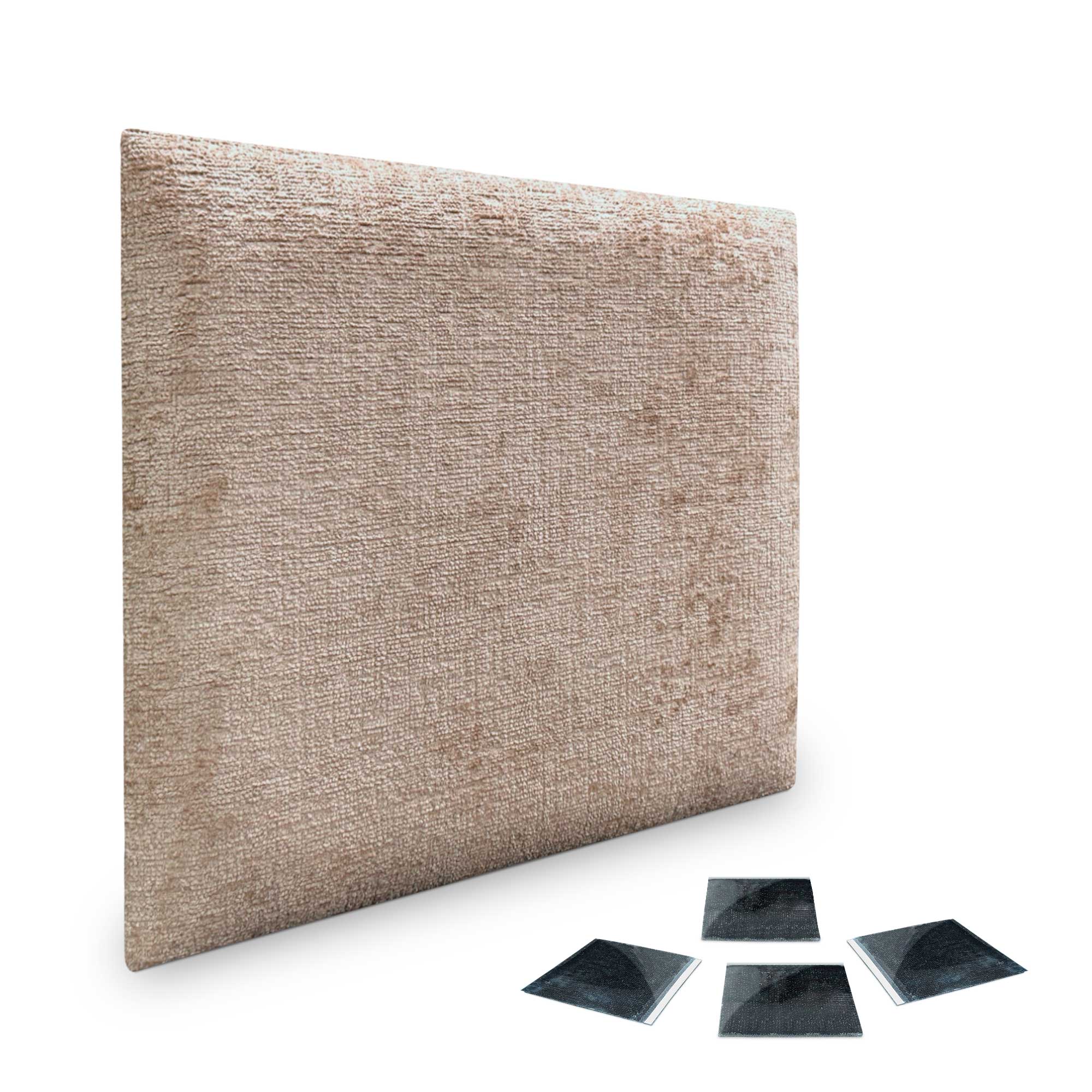 DHOME Paneles Tapizados de Lana Ecológica Autoadhesivos para Pared Acústicos Absorbentes Protección Impactos Cabeceros