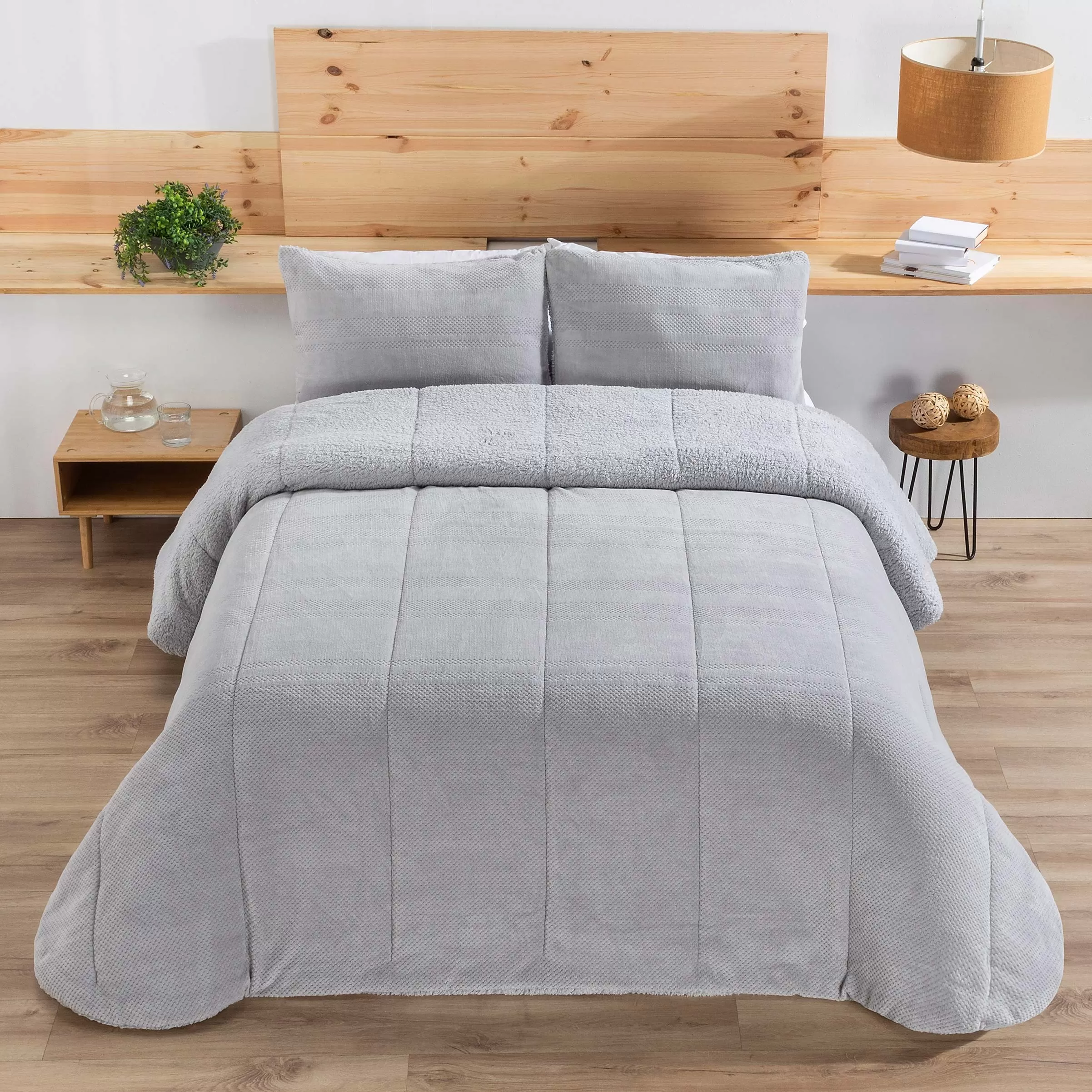 Edredón Comforter Sherpa RISO Manterol - Suavidad y Calidez para el Invierno