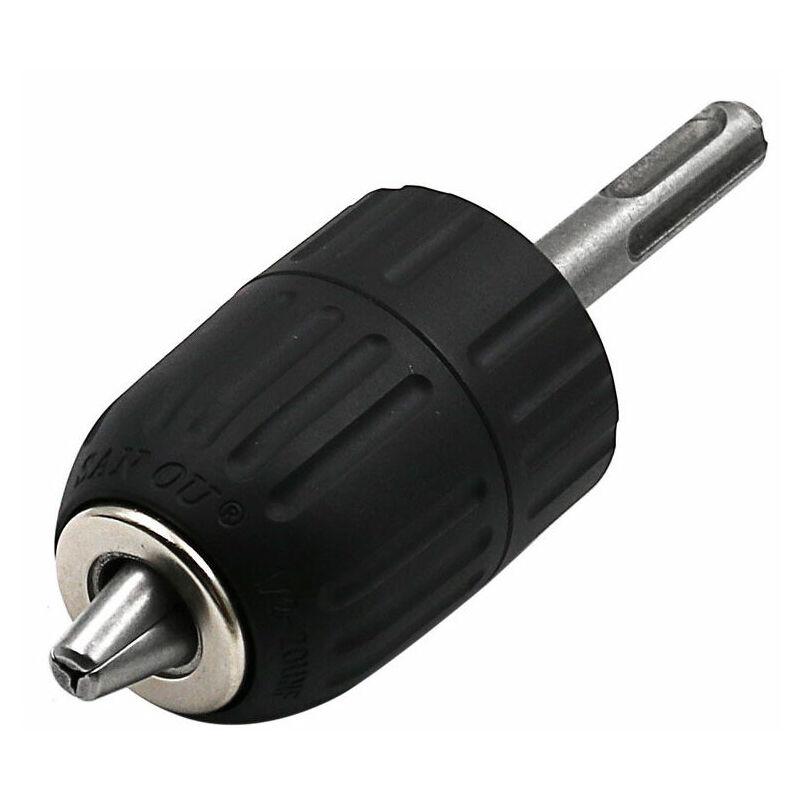 CA Mandril sin llave de 2-13 mm con adaptador SDS de 1/2' Herramienta de conversión sin llave desmontable de alto rendimiento para SDS, GSB y GSR, Sunny