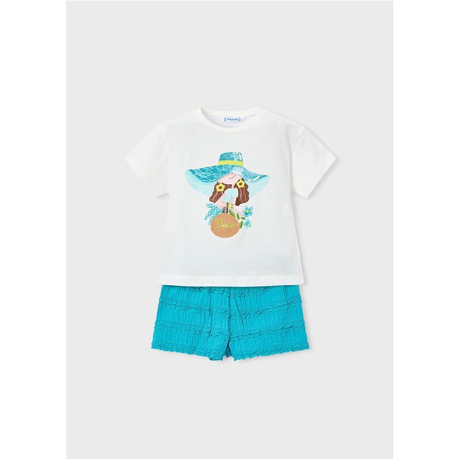 Mayoral - Conjunto de punto fantasía para niña con diseño original y cómodo ideal para el día a día