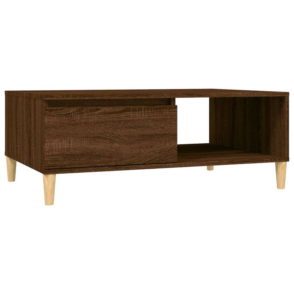 Vidaxl Mesa de Centro Madera Contrachapada 90x60x35 Cm Negro