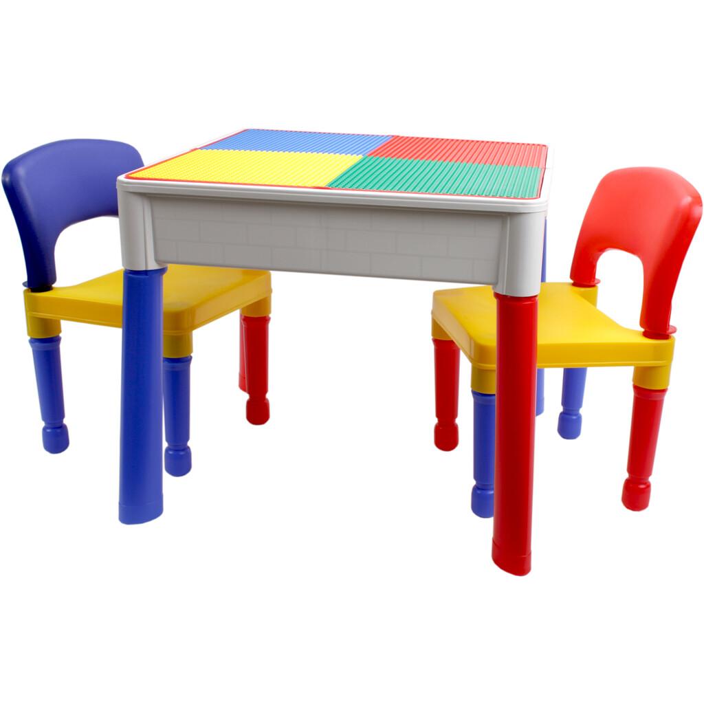 Mesa 3 en 1 con 2 sillas Pizarras y pupitres COLEPROFE