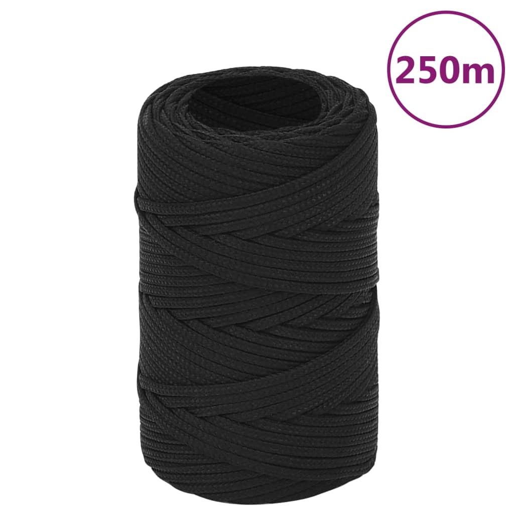 vidaXL Cuerda de barco polipropileno 2 mm 250 m cuerda Color Amarillo, Azul, orange y mas
