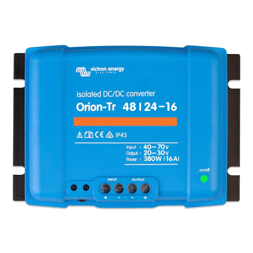 Convertidor DC-DC Orion 48V/24V 16A (380W) Aislado