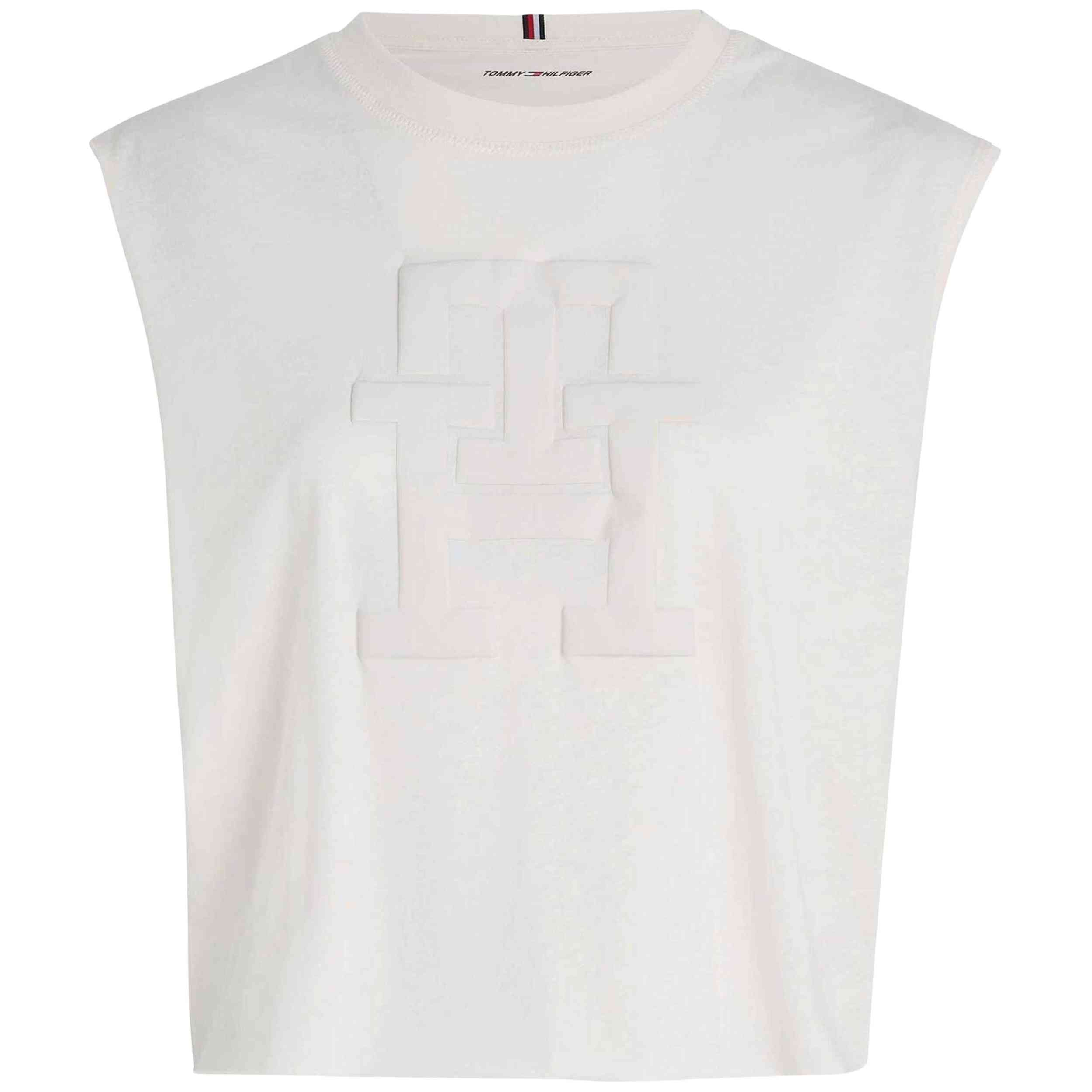 Camiseta De Tirantes Tommy Hilfiger modelo S10S101672AC0 para Mujer en color Blanco