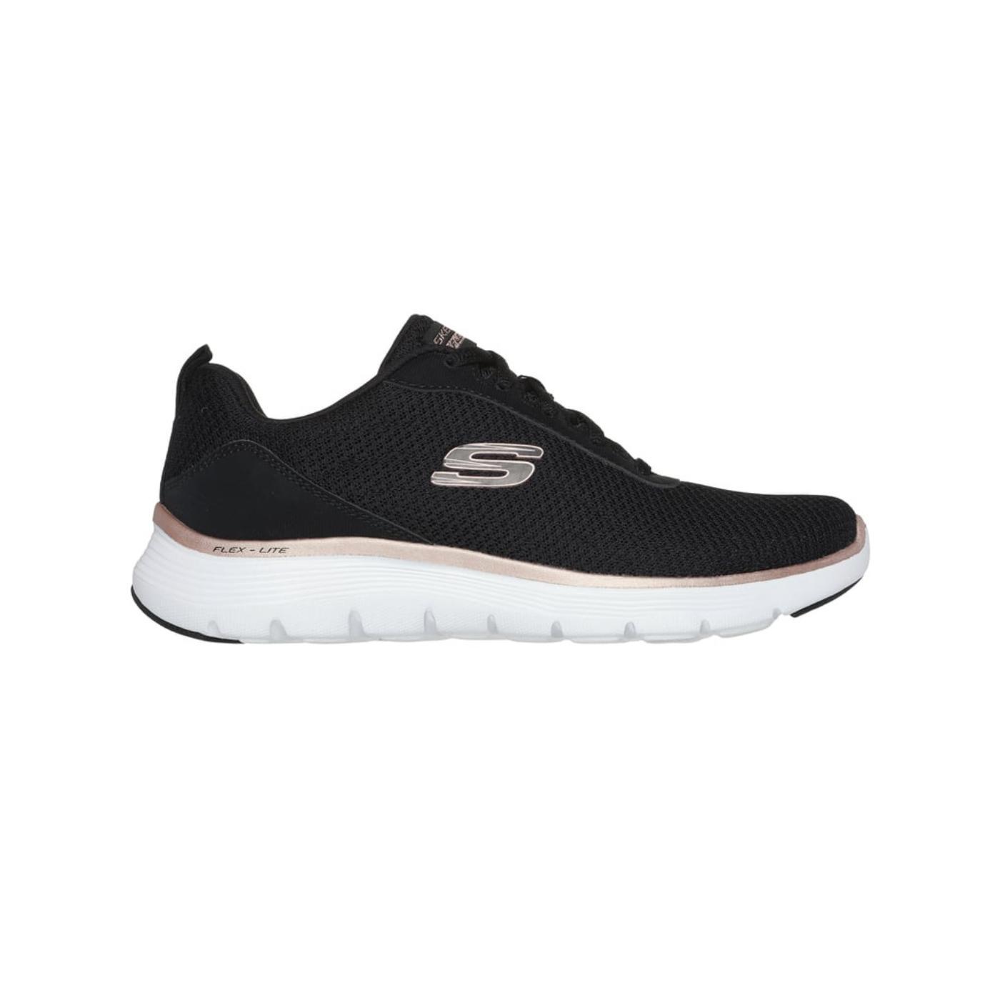Zapatillas skechers flex appeal 5.0 uptake negro de mujer.