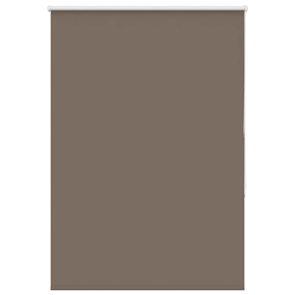 vidaXL Estor Enrollable Opaco Color Café de Tela en dimension 130 cmx100 cm/130 cmx40 cm/130 cmx45 cm y más | protección solar decorativa para ventanas hogar oficina dormitorio fácil de instalar