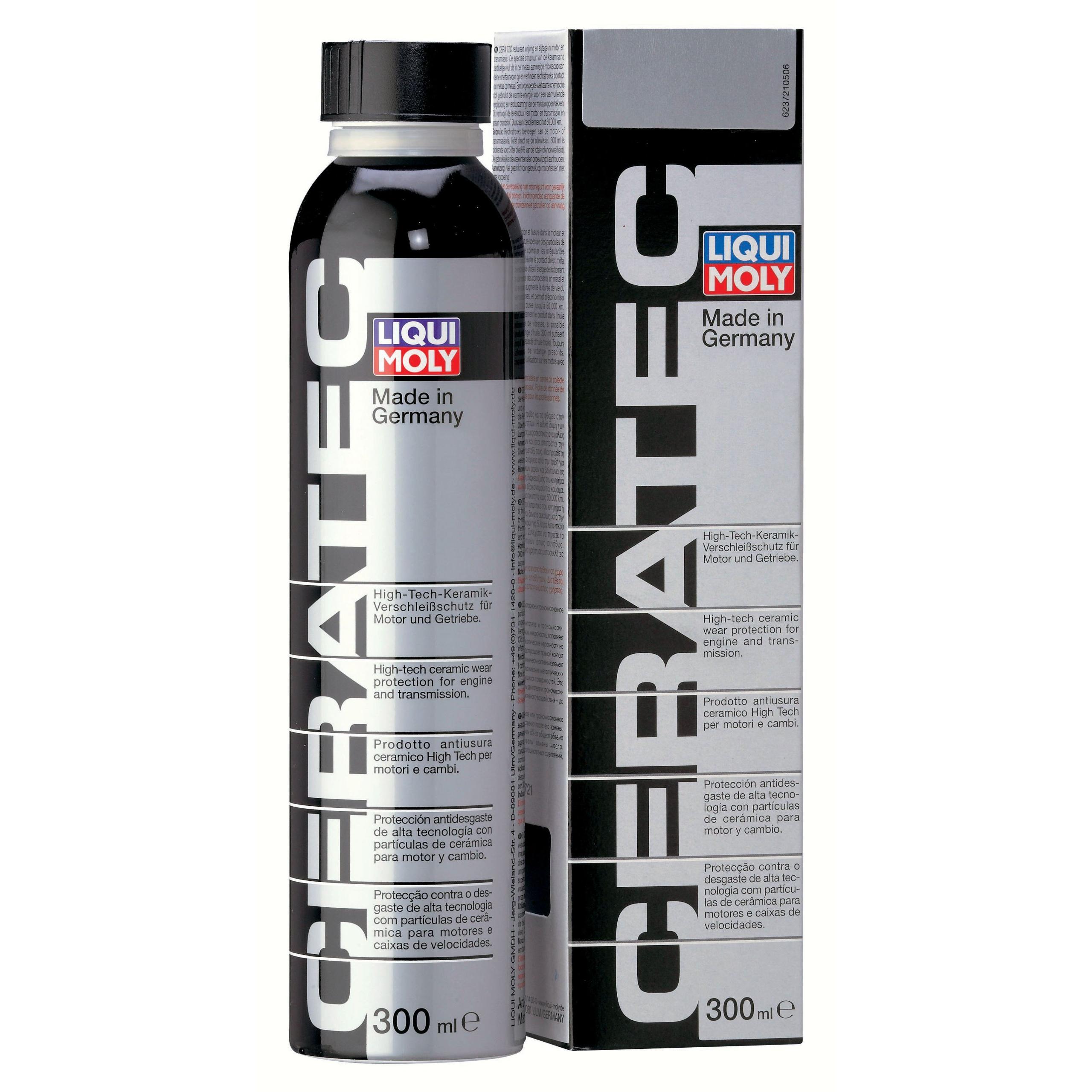 Liqui Moly - Aditivo CERATEC para el aceite de motor, con partículas cerámicas antidesgaste, reduce fricción y consumo de combustible, compatible con todos los aceites, 300 ml para 5 L