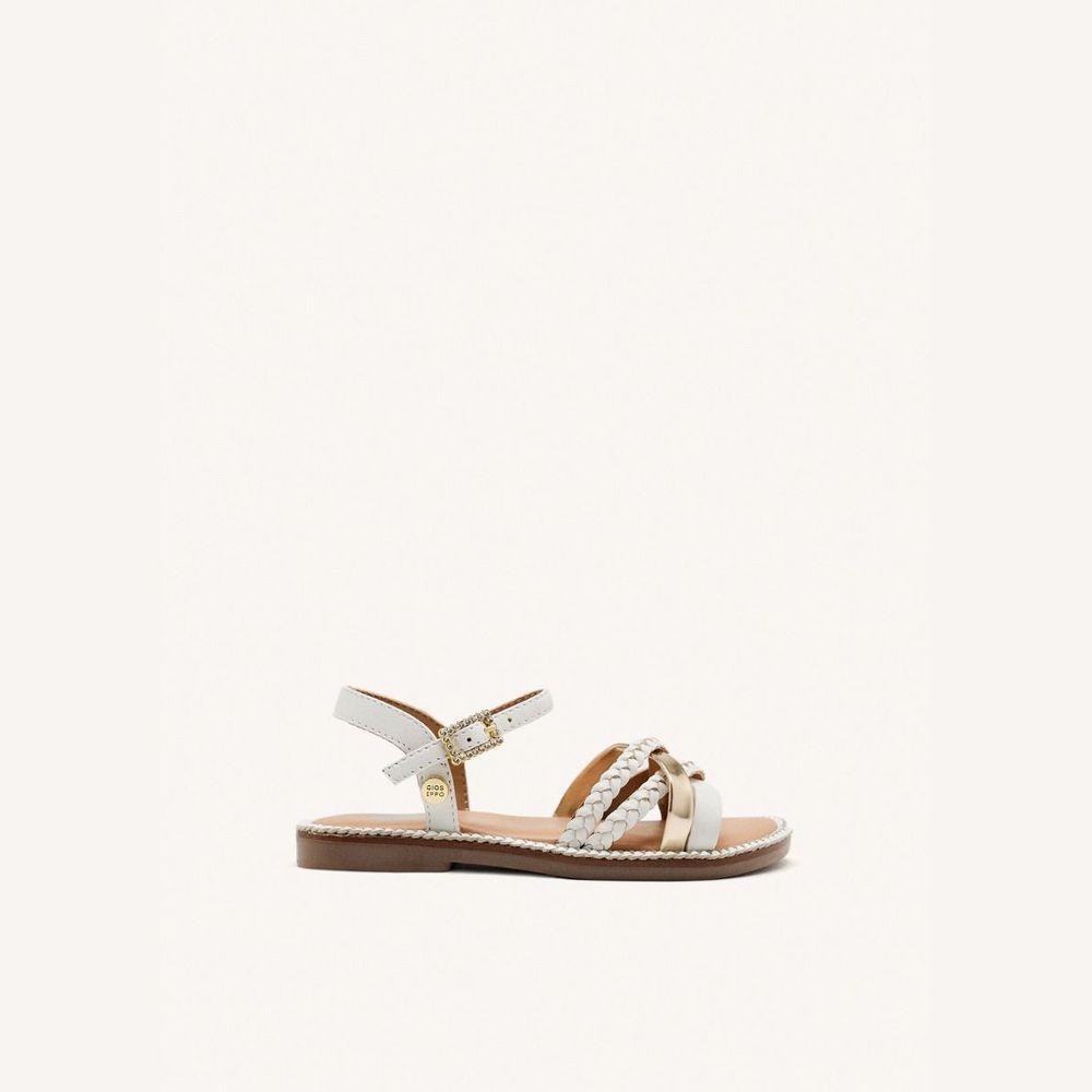 Sandalias Gioseppo Medary Piel Trenzada