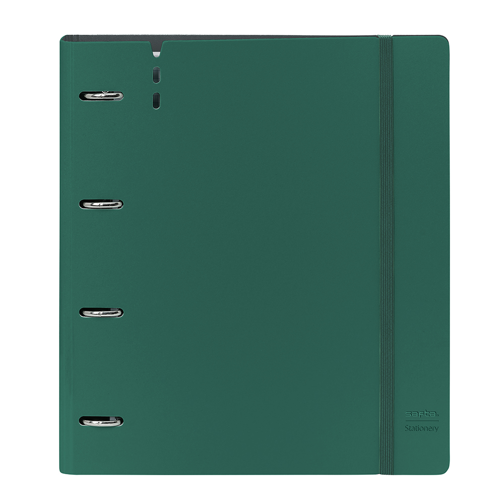 Carpeblock PP Foam 4 anillas 35 mm con recambio Safta dark green